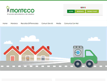 Tablet Screenshot of montecosrl.it