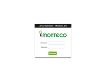 Tablet Screenshot of operatori.montecosrl.it